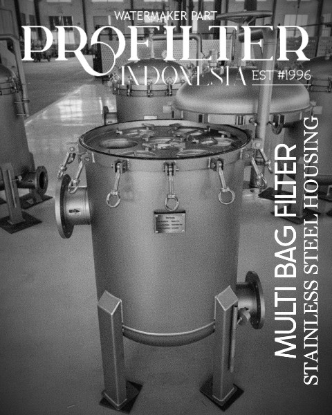 stainless steel multi bag filter housing