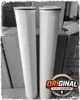 high flow filter cartridge power plant