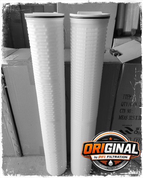 high flow filter cartridge power plant