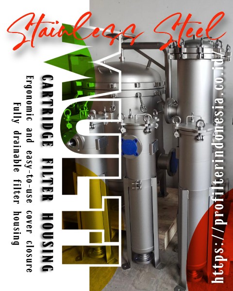 SS316L Housing Multi Cartridge Filter untuk Industrial & Process Filtration