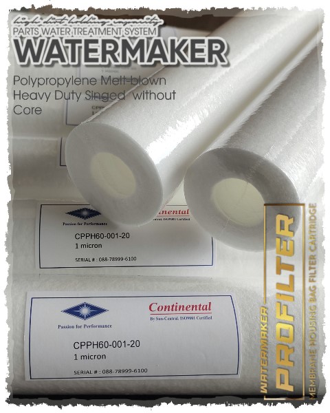 CPPH60 Continental Meltblown Filter Cartridge