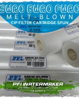 SWRO BWRO FWRO CIP Melt Blown Filter Cartridge Spun Bonded
