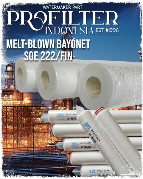 meltblown filter cartridge swro bwro power plant