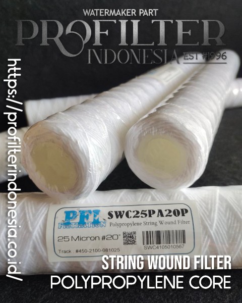 swc string wound cartridge filter benang pp 10-40 inch