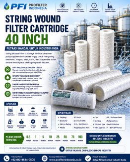 String Wound Filter Cartridge 40 Inch