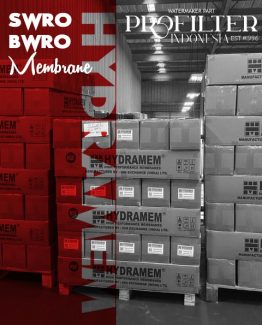 Hydramem HM 8040-SWE-400-HR High Rejection Sea Water RO Membrane 8040 untuk sistem SWRO industri