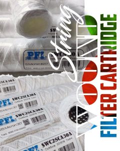 String Wound Filter Cartridge PP Core dan SS304 Core